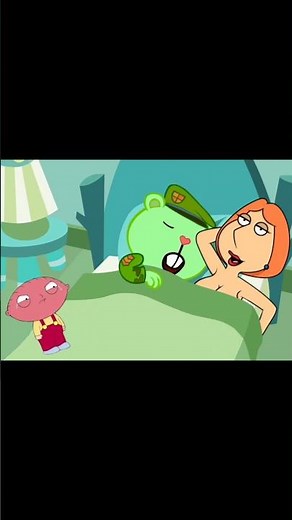 FLIPPY PUNISHES STEWIE #happytreefriends #familyguy