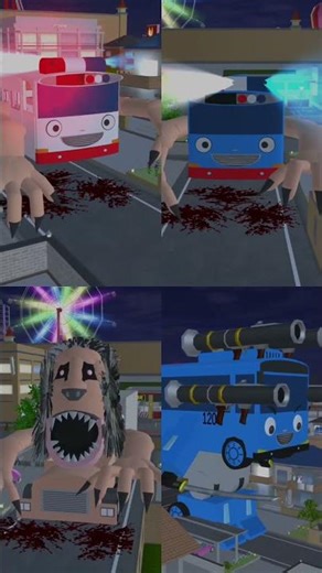 CCTV REKAM BUS TAYO SERAM BIRU DI SAKURA SCHOOL SIMULATOR