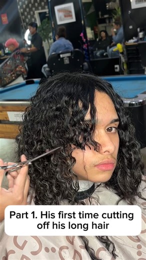 Haircut transformation #barber #howtocutcurlyhair #haircut #dmv #hairstyle #hairtok