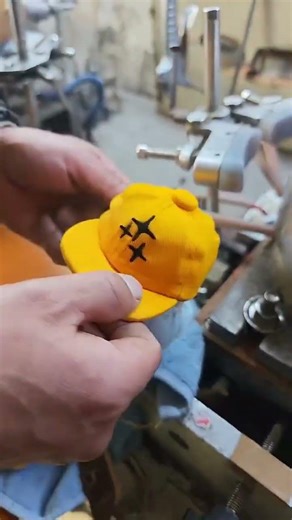 World Smallest Mini Cap 🧢Making Process😱#caps #hats #sewing #baseballcap #blankcaps #capkit #flatcap