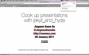 Cook up presentations with jekyll_and_hyde