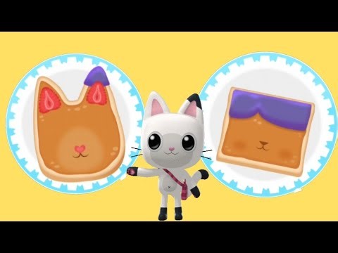 Gabby's Dollhouse 🥞 Making Gabby Cat Pancakes Learning Pretend Play