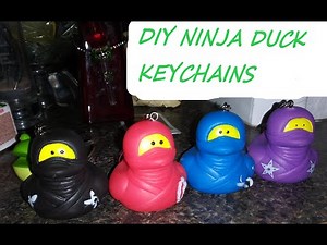 DIY DUCK KEYCHAINS
