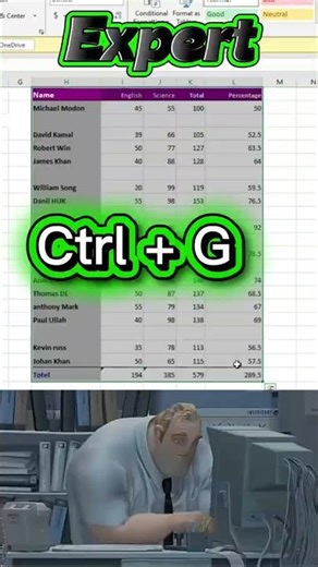 Beginner vs Expert 🔥 Delete Blank Rows in Excel Using Shortcut | Official Excel Pro