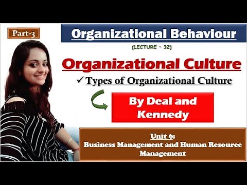 Types of organizational culture by Deal and Kennedy| Organizational behaviour| HRM NTA-UGC NET