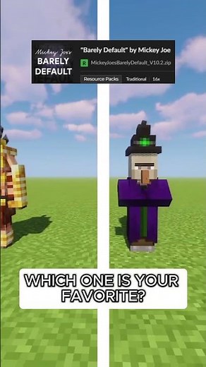 Minecraft texture pack Barely Default