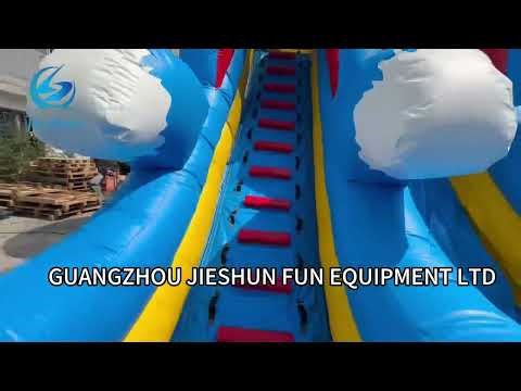Best Backyard Adventure! 🏡 Our HUGE Inflatable Slide Full Review & Fun