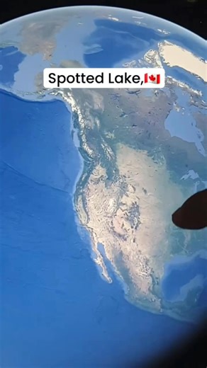 2.5K views · 27 reactions | Spotted Lake, location : 49°04'41"N 119°34'02"W Spotted Lake also known as Lake Khiluk is a saline endorheic alkali lake located northwest of Osoyoos in the eastern Similkameen Valley of British Columbia, Canada, #googleearth #map #worldgeography #Reels #ภูมิศาสตร์ Mystery ,Famous places,Tourist Attractions Map Content ,Search mode on. | Earth 3D | Facebook