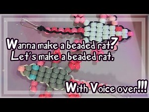 How to make a Beaded rat which you could use to make a rat cuff [Tutorial]