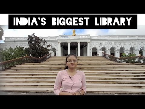 India's biggest library // Visit to National Library in Kolkata //