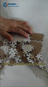 Jigsaw Puzzle Press Machine 1000 Piece Puzzle Die Cutting One Time | GOODSJACK/DELISHI Machinery