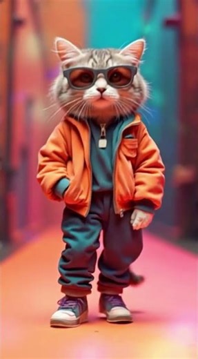 Adorable Cat Modeling Show 🐱💖