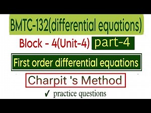 Charpit's Method to find a complete solution of non-linear p.d.e|bmtc 132|@vmatics444
