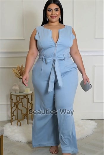 Plus Size Styled To Shine Jumpsuit Fashion Collection
