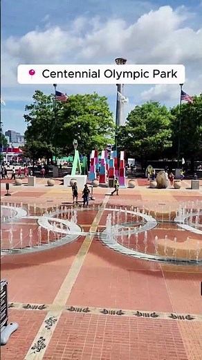 Free Splash Pad in Downtown Atlanta | Centennial Olympic Park Family Fun