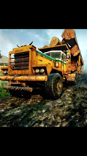 Transporting Logs in SnowRunner with Pacific P16