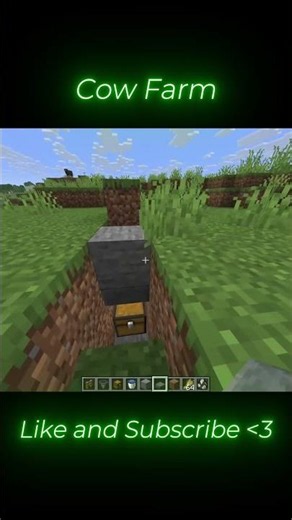Minecraft Cow Farm #minecraft #gaming #minecraftbuilding