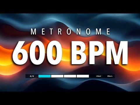 600 BPM Metronome – Ultra Fast Beat for Extreme Tempo Training