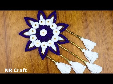Easy and Beautiful Woolen Wall Hanging Making Ideas - Woolen Craft Idea
