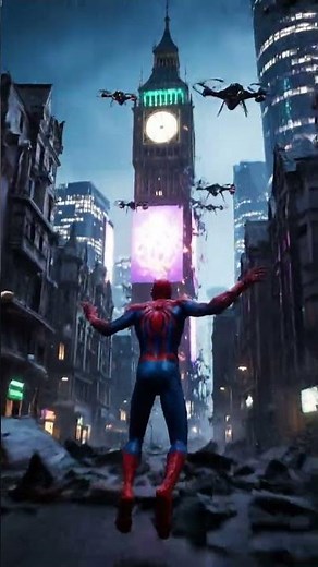 Spider-Man: Cyberpunk London Collapse 🕷️ | Chased by Drones & Dementors ⚡
