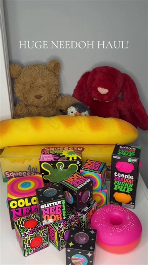 My biggest NEEDOH haul yet!! 😁😁😁 #needoh #squishtok #viral #squishy #fyp