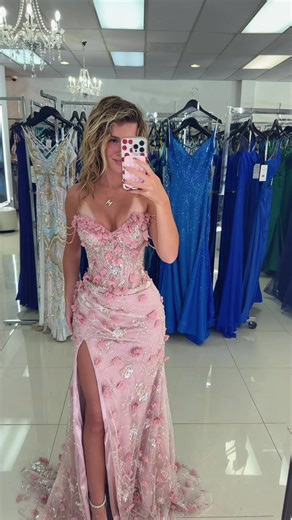 Should this be my senior prom dress? @Sherri Hill @Esmeralda’s Boutique #prom #promdress #pinkdress