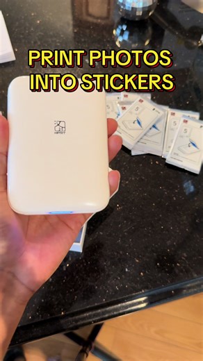Transform Your Photos into Stickers with Mini Printer