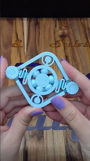 3D Printed Fidget Spinner and Clicker