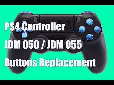 How to Replace the Buttons for PS4 Controller Model JDM 050 055 - ExtremeRate