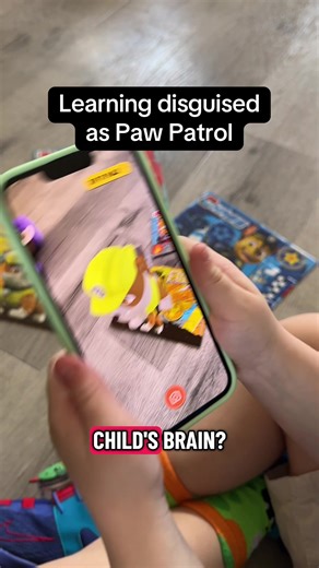 Homeschool moms this puzzle surprised me. My kids build the Paw Patrol puzzle first and then scan it with the app and the characters pop up in 3D. It turns a normal puzzle into something interactive and actually keeps them focused longer. Love anything that sneaks learning into play time. Linked it if you have a Paw Patrol fan. 🫶🏻 #homeschool #homeschoolmom #pawpatrol #homeschooltips #homeschoolers