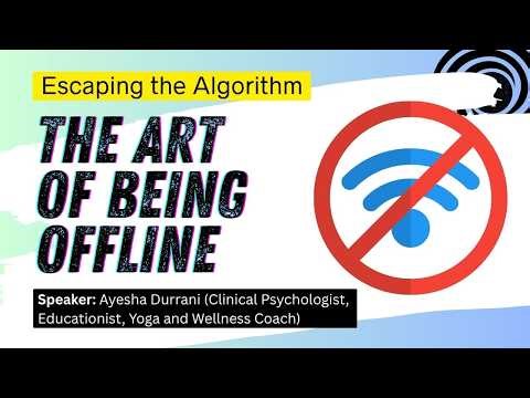 The Art of Being Offline: Escaping the Algorithm