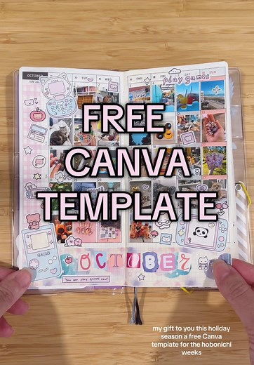 Free Hobonichi Weeks Monthly Calendar Template