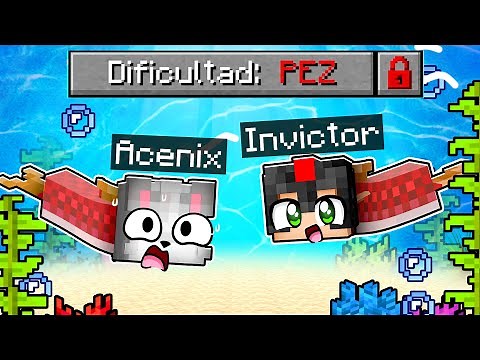 Minecraft PERO en DIFICULTAD PEZ 🐟😂 VICNIX TRANSFORMADOS #2