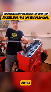 335K views · 6.4K reactions | Part 3 - Restoring & Upgrading a 1942 Farmall M Sitting 20+ Year! #construction #tractor #excavator #restoring #fixing | Maquinaria pesada carbonera | Facebook