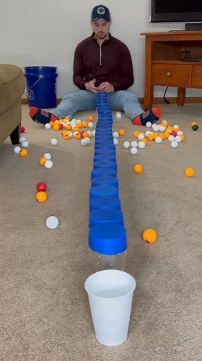 Ping pong line #satisfying #asmr #pingpong | JM TrickShots