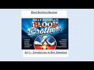 Blood Brothers Act 1 - Introduction to Mrs Johnstone