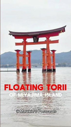 🌊⛩️ Visiting JAPAN’S ICONIC FLOATING TORII GATE 🇯🇵 #japan #miyajima #itsukushima #hiroshima