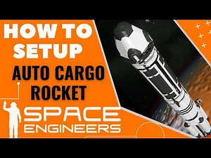 How to set up the auto cargo rocket? - tutorial || Space Engineers