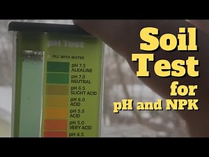 Home Soil Testing for pH and NPK with RapiTest Soil Test Kit