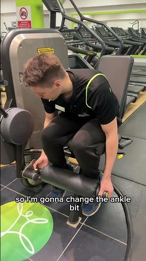 Leg Extension Machine (TechnoGym) – with Lewis!