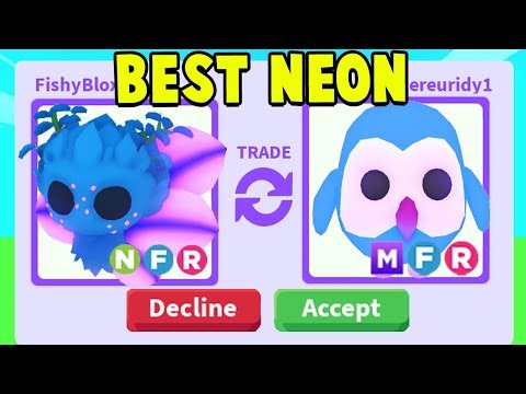 Trading NEON GAELIC FAE in Adopt Me!