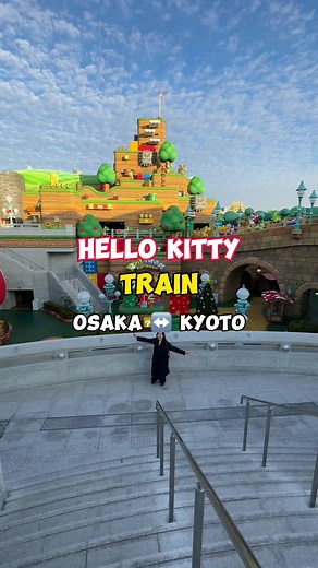 Hello Kitty Train Osaka-Kyoto Japan! JR Pass included😍