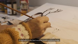 The story of Sápmi is a colourful one, and an Arctic lifestyle without Sámi knowledge is inconceivable. This ad/campaign is part of the project AHKKA, helping small- and medium-sized businesses in Swedish Lapland to enhance their competitiveness. The project is funded by Region Norrbotten, Sparbanken Nord and the European Regional Development Fund. | Swedish Lapland