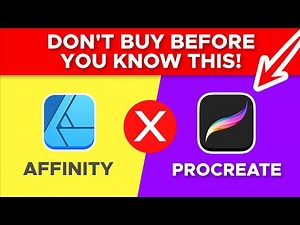 Affinity Designer vs Procreate | WHICH IS THE BEST?