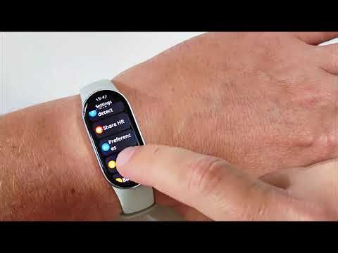 Xiaomi Smart Band 10 - hands on experience heart rate, SpO₂, stress & menus