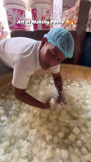 Experience the Delight of Famous Petha Sweet Making | FYP, Indian Food, Viral