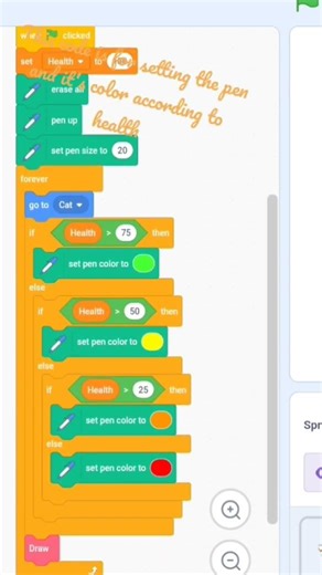 how to make health bar in scratch