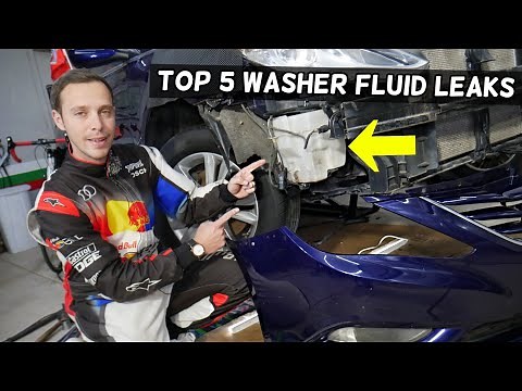 TOP 5 WHERE LEAKING WHINDSHELD WASHER FLUID ON A CAR