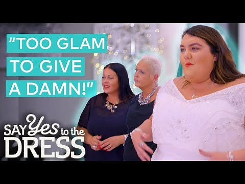 Bride Who Is “Too Glam To Give A Damn” Doesn’t Like Any Dresses! | Curvy Brides' Boutique