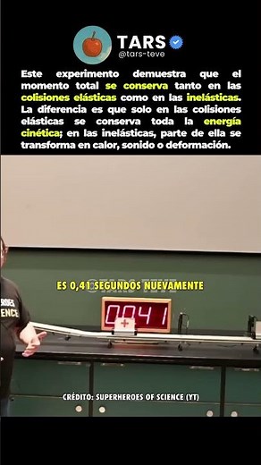 Conservación del momento en colisiones elásticas e inelásticas